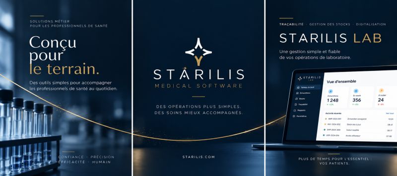 STARILIS launch banner introducing STARILIS LAB
